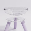 Pet Cat And Dog Feeding Bowl Household Cat And Dog Drinking Water Anti-knock Feeder Transparent Glass Bowl Cat Bowl