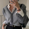 Women's Fashion Sweater Rhombus Knitted Top