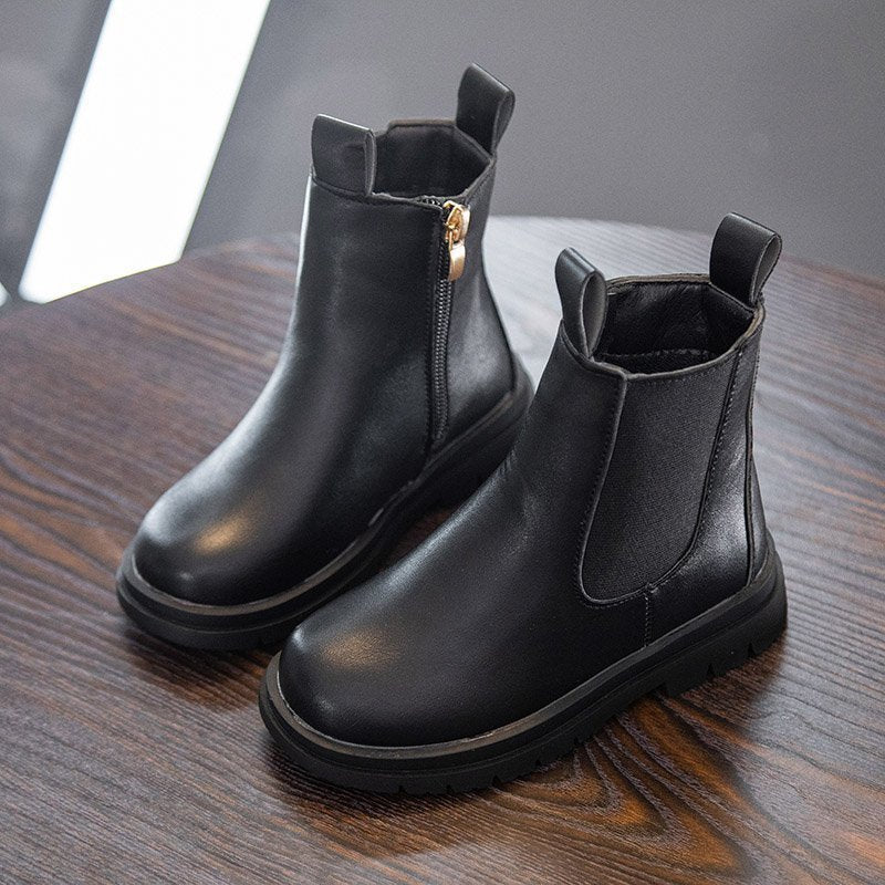 Autumn new girls soft-soled non-slip short boots