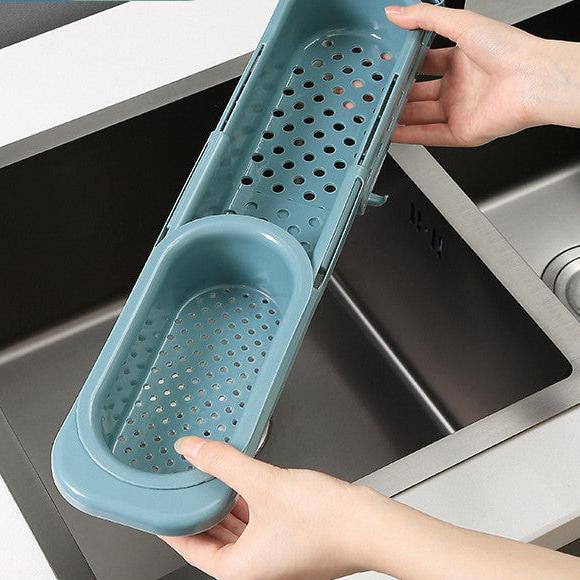 Telescopic Sink Soap Sponge Holder