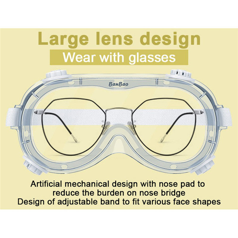 Protective Goggles, Anti-droplet, Dust-proof And Transparent