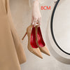 Black With Red Background High Heels Women's Stiletto Heel Pumps