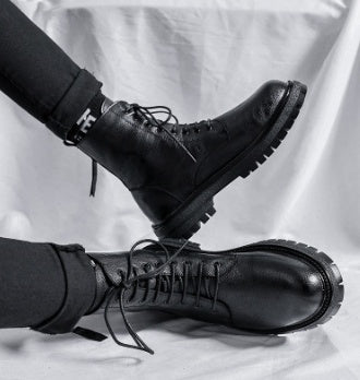 Men's Leather New High-top Boots
