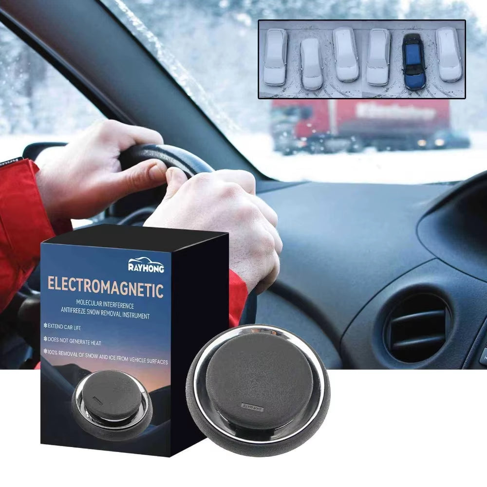 New Electromagnetic Ice Melting Deicer Solar Power Supply Molecular Car Antifreeze Tools Portable Snow Remover for Winter