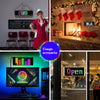 Automotive LED Signage, USB 5V Digital Signage, Programmable LED, Application Controlled Custom Text Pattern Animation, Suitable For Shops, Cars, Bars, And Hotels