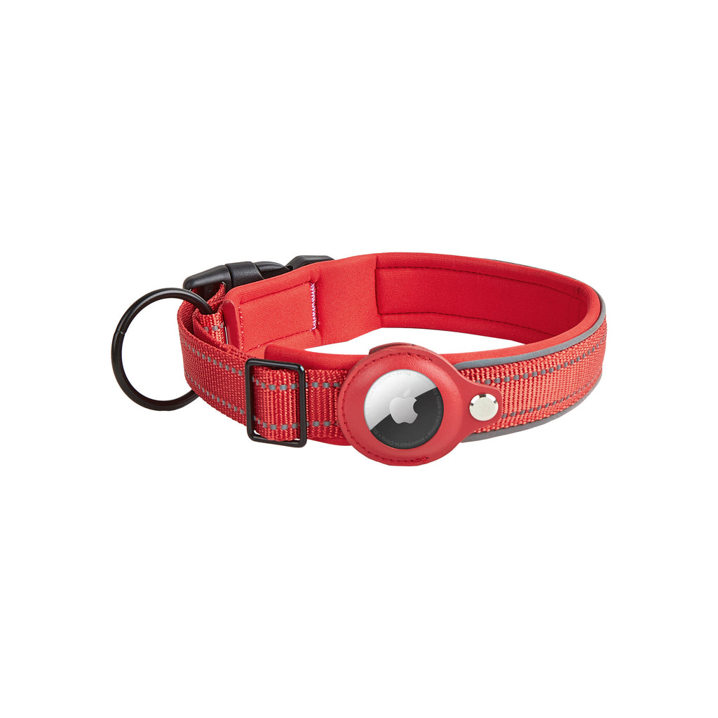 Original Airtag Case Leather Dog Cat Traction Collar For Airtags Location Tracker Pet Anti-lost Device Dog Accessories