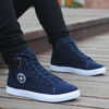 Men's High-top Canvas Shoes Fashionable Breathable