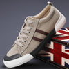 Autumn Men's Shoes New Breathable Canvas Shoes Korean Style Versatile Casual Low-top Flat