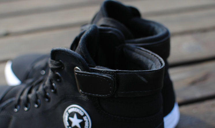 Men's High-top Canvas Shoes Fashionable Breathable