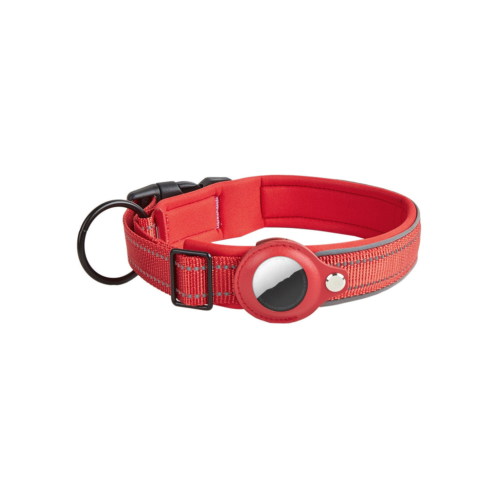 Original Airtag Case Leather Dog Cat Traction Collar For Airtags Location Tracker Pet Anti-lost Device Dog Accessories