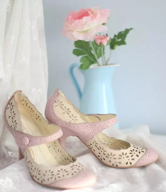 Women's high heels stiletto round toe large size shoes