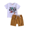 Printed Pullover Children's Fashion Round Neck Suit