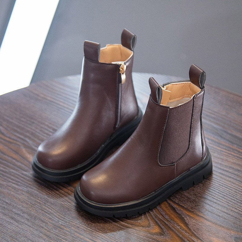 Autumn new girls soft-soled non-slip short boots