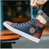 Men's High-top Canvas Shoes Fashionable Breathable