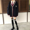 Women's Pullover Preppy Style Cardigan Sweater
