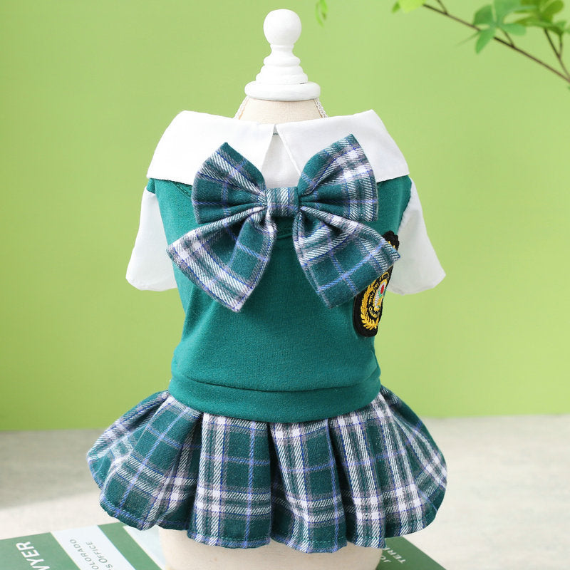 Preppy Style Suit Casual Fashion Small Dog Clothes