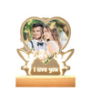 Valentine's Day Night Light Acrylic Color Printing Photo Personalized Ornament