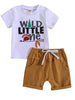 Printed Pullover Children's Fashion Round Neck Suit