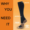 fenglaoda 8 Pairs Compression Socks for Men & Women 20-30 mmHg Knee High Nurse Pregnant Running Medical and Travel Athletic Small-Medium 22-8 Pairs-black Copper