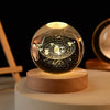 Aesthetic Moon Crystal Sphere Creative Clear Glass Galaxy Globe Night