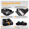 Camping Gas Stove, Butane, Portable Stove for Outdoor Cooking, 9,800 BTU, 3KW Power