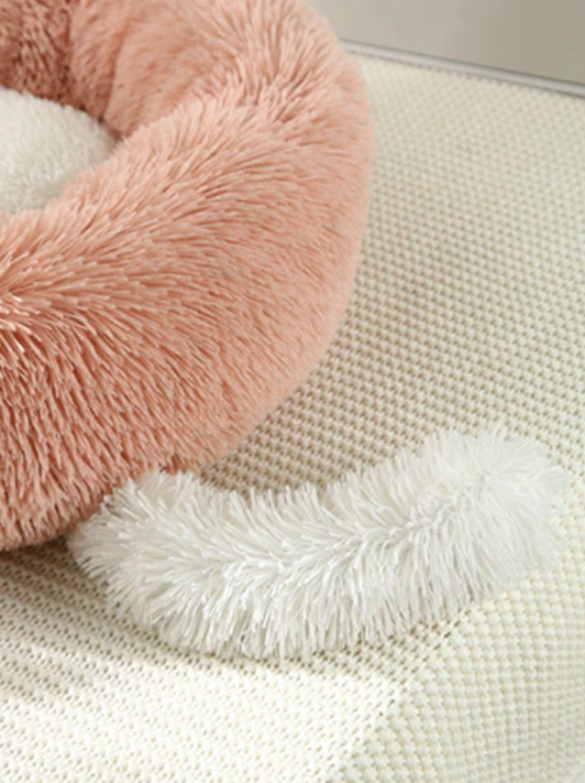 FPlush Pet Bed with Ears and Tail for Cats and Small Dogs