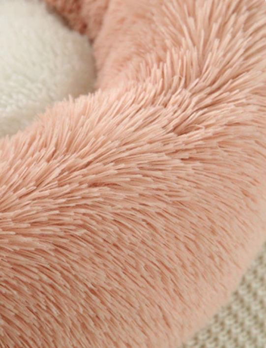 FPlush Pet Bed with Ears and Tail for Cats and Small Dogs