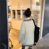 Women's Pullover Preppy Style Cardigan Sweater